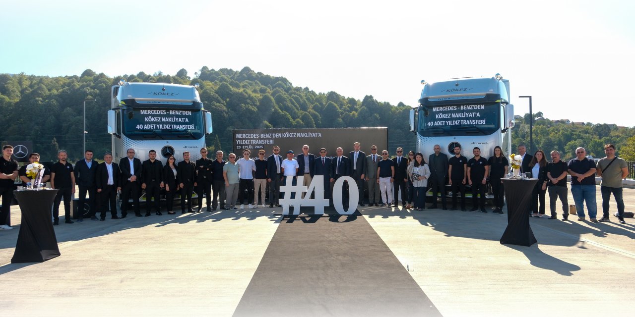 Kökez Nakliyat, filosunu 40 Actros L ile güçlendirdi Kökez Nakliyat, filosunu 40 Actros L ile güçlendirdi
