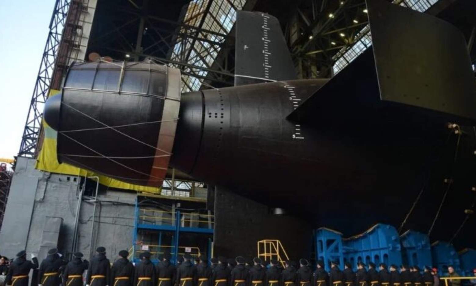 Rusya, Nükleer Denizaltı Khabarovsk’u Denize İndirdi Rusya, Nükleer Denizaltı Khabarovsk’u Denize İndirdi